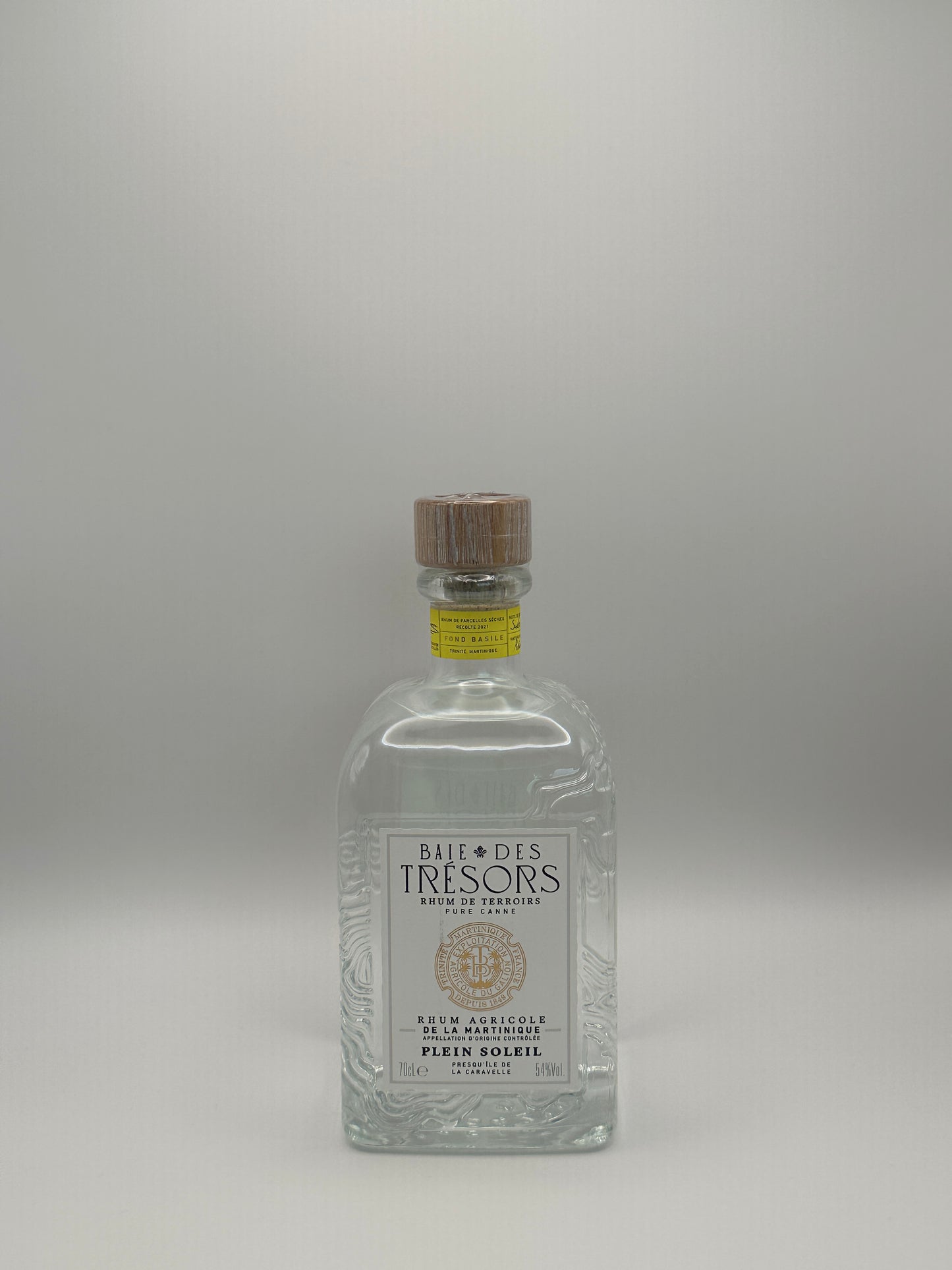 Rhum Blanc "Baie des Trésors" Plein Soleil - Martinique - 70cl