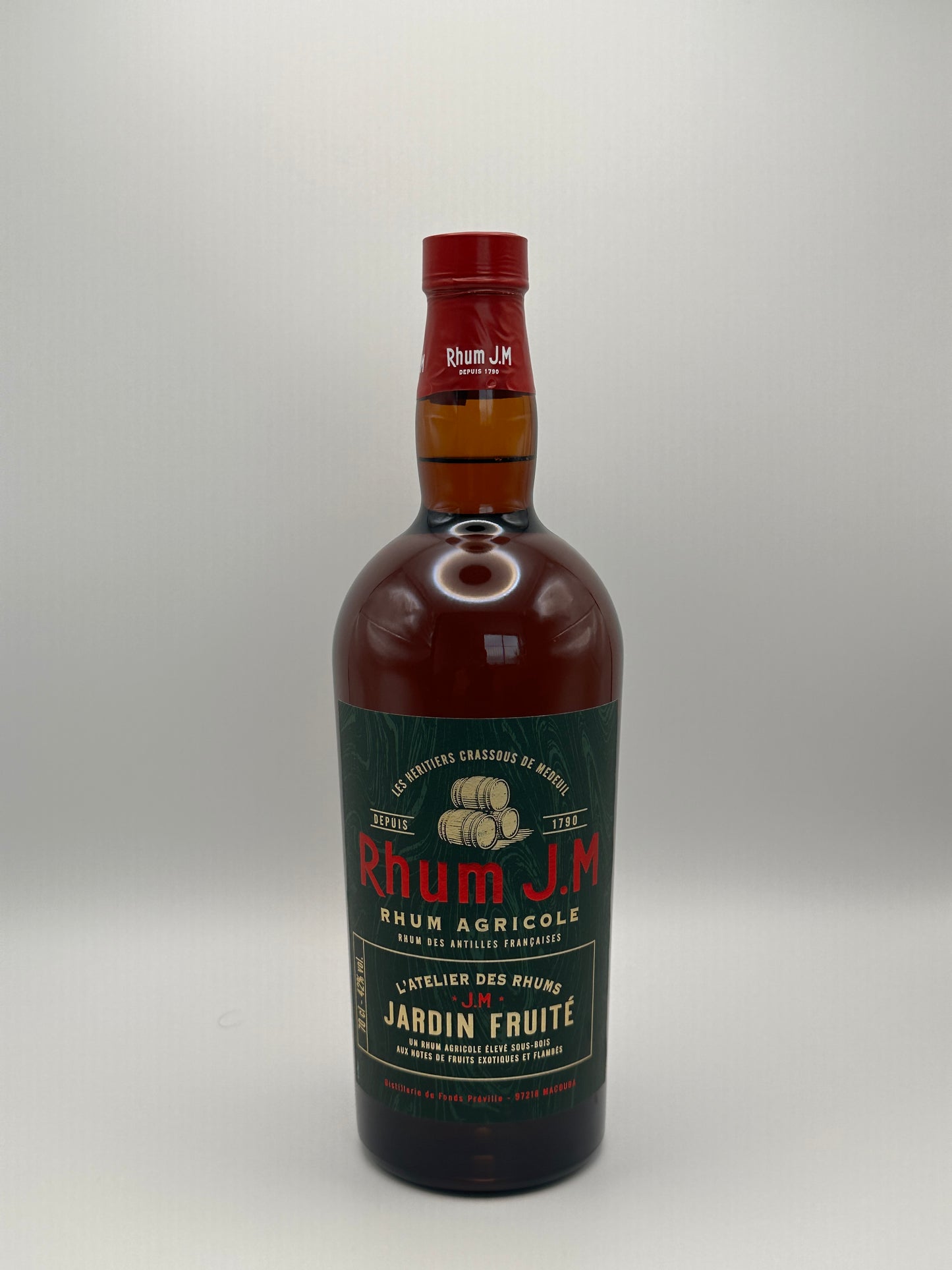 Rhum J.M "Jardin Fruité" - Rhum des Antilles Françaises - 70cl
