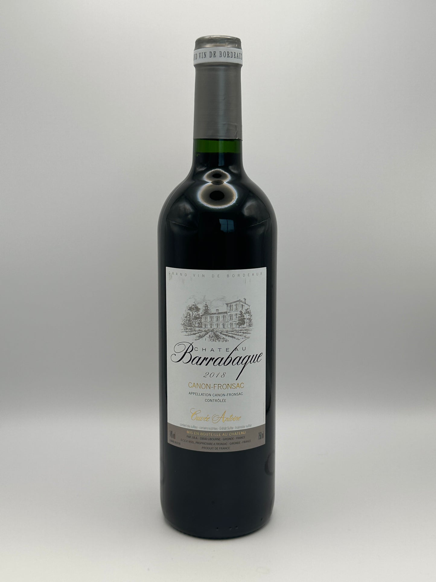 Canon-Fronsac Rouge "Cuvée Antoine" - Château Barrabaque