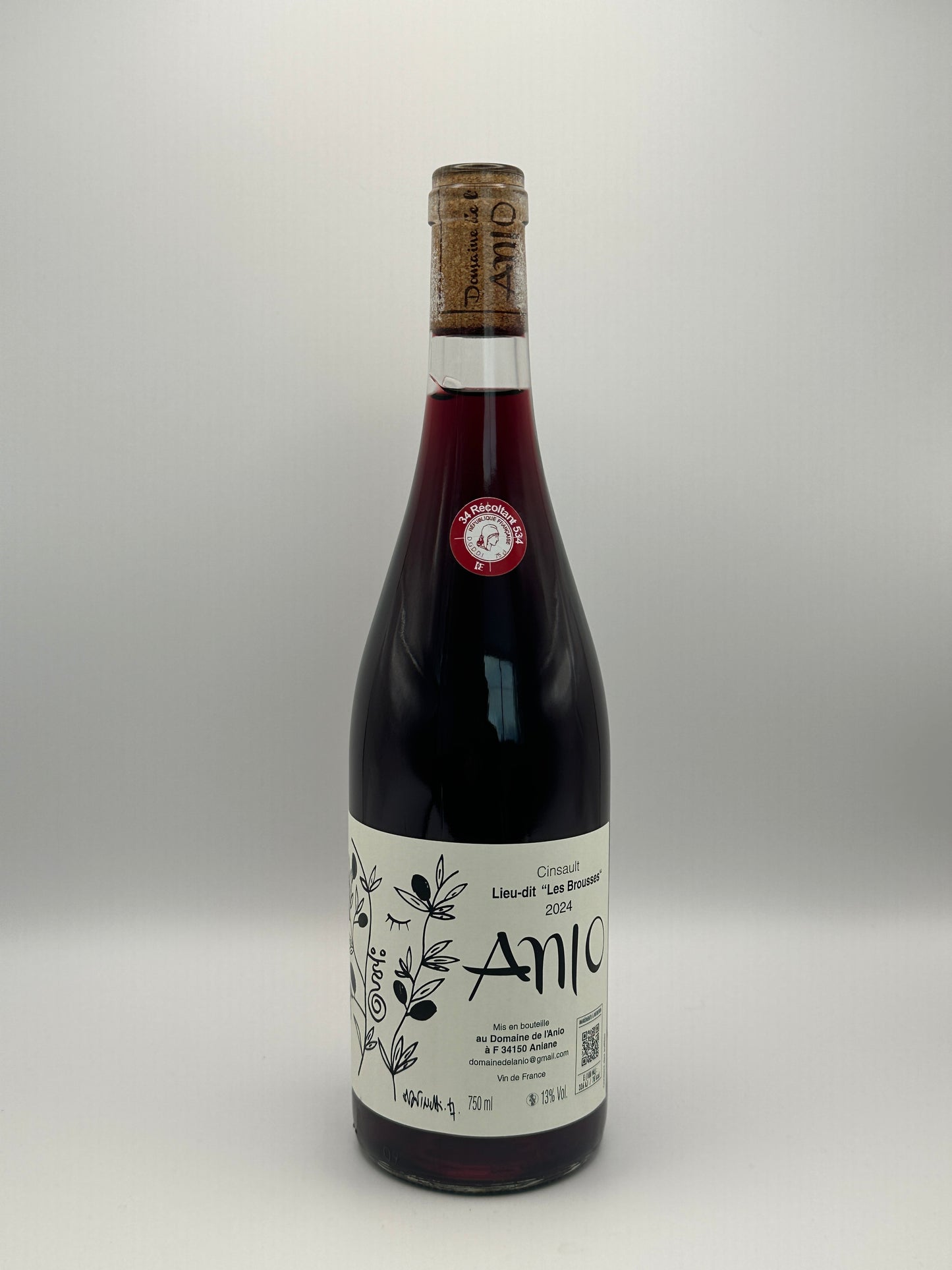 Cinsault Lieu-dit "Les Brousses" - Domaine de l'Anio - 2024 - 75cl