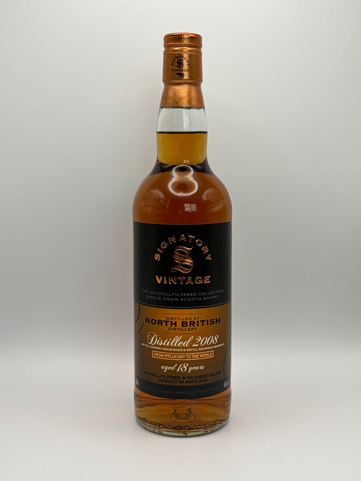 Whisky 18 ans d'âge - 2008 - Signatory Vintage - 70cl