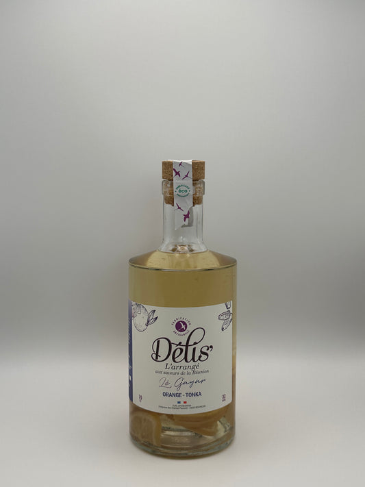 Rhum arrangé "Orange - Tonka" - Délis'