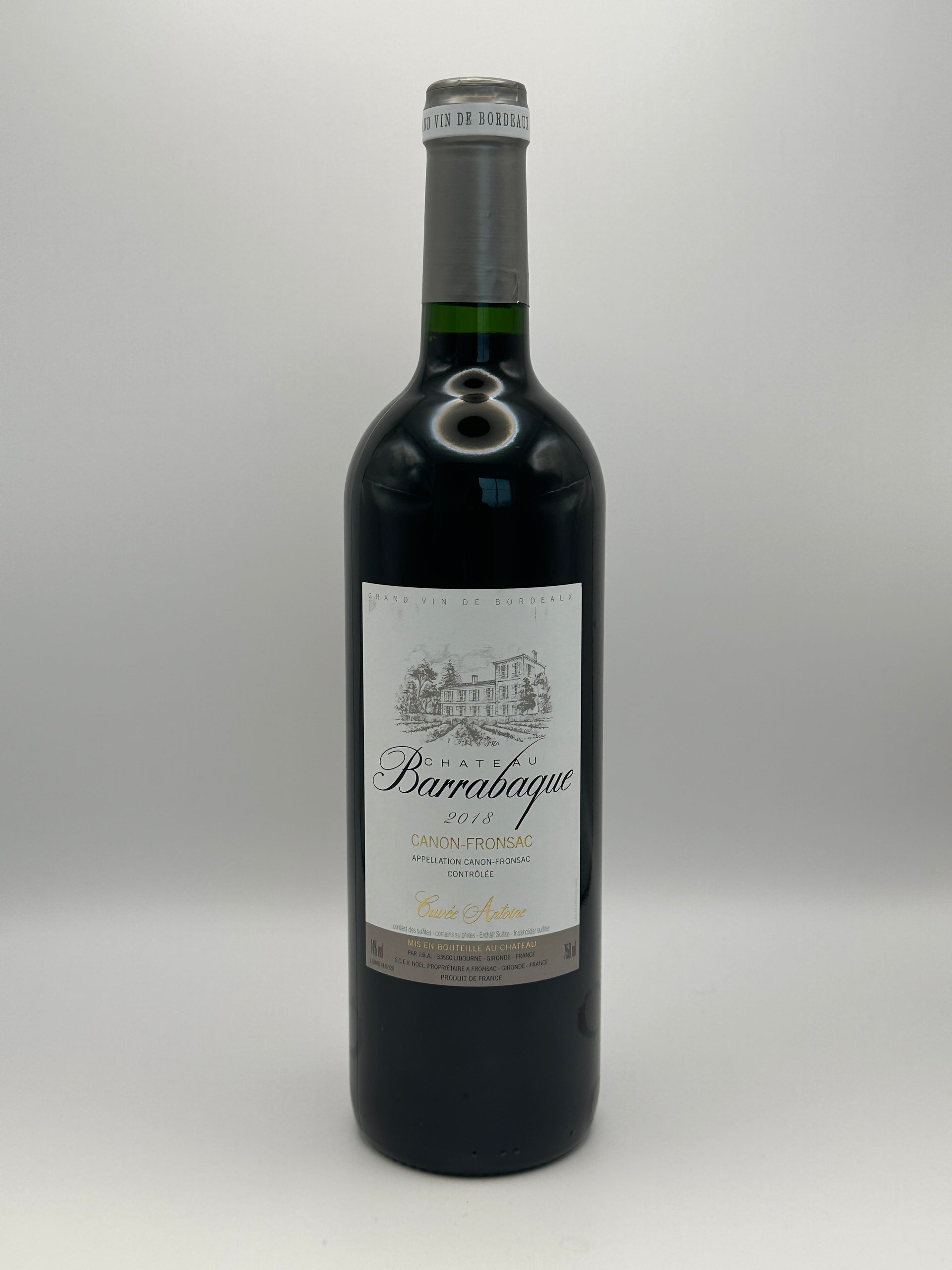 Canon-Fronsac Rouge "Cuvée Antoine" - Château Barrabaque