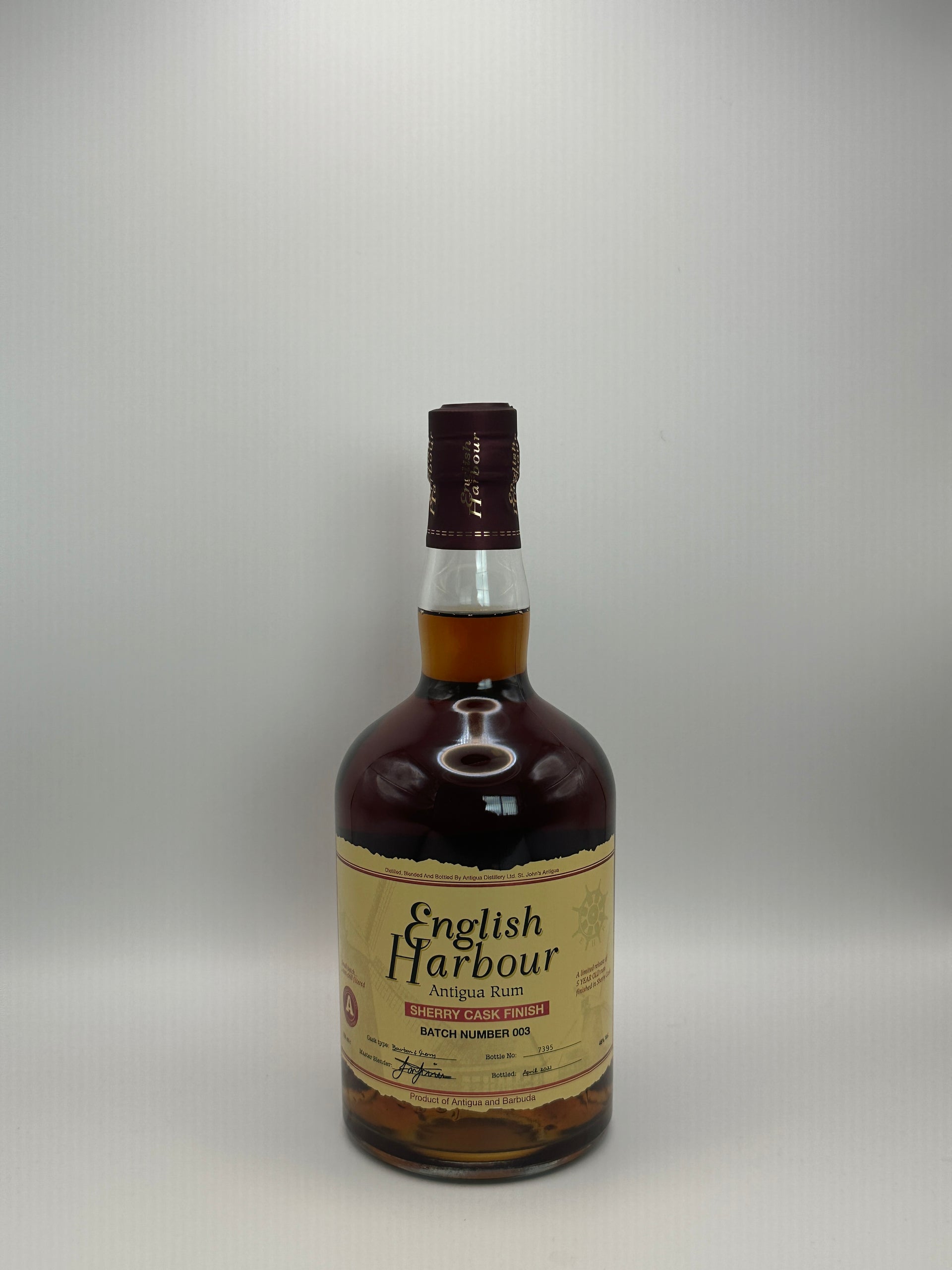 Rum English Harbour "Sherry Cask Finish" - Antigua Distillery - 70cl
