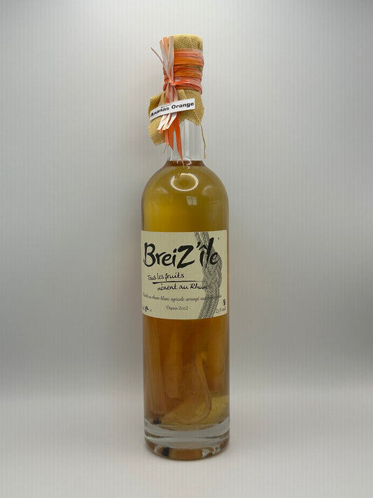 Punch au Rhum Blanc et aux Fruits Frais Ananas-Orange - Breiz’île