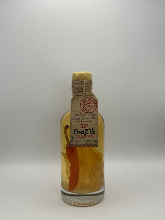 Punch au Rhum et aux fruits frais "Piment-Gimgembre" - Breiz'île