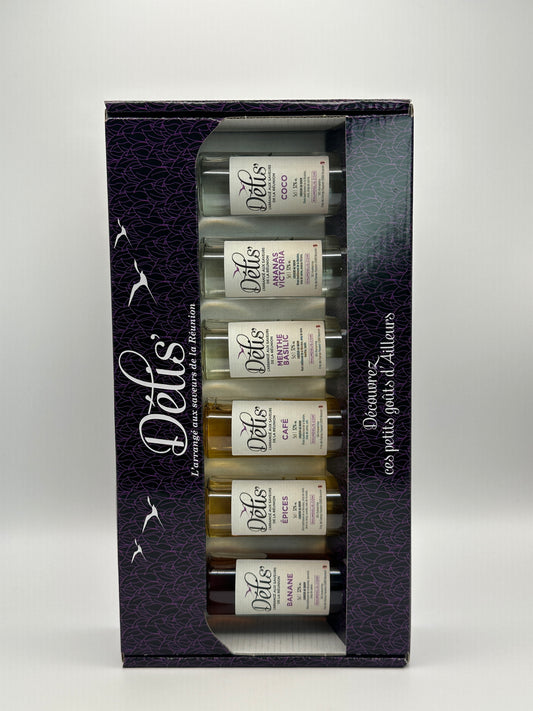 Coffret "Mignonettes" Rhums Arrangés Artisanaux de La Réunion - Délis'