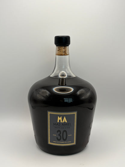 Bonbonne Vin Doux Naurel 30 ans d'âge Rouge + Caisse bois - Domaine Mas Amiel - 2L