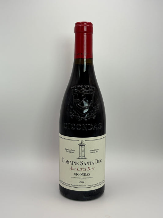 Gigondas "Aux Lieux-Dits" Rouge - Domaine Santa Duc - 2022 - 75cl