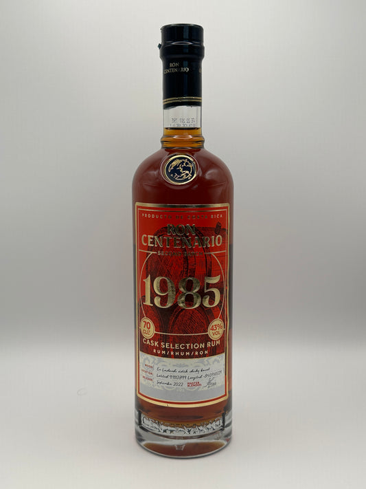 Ron Centenario "1985" - Rhum du Costa Rica